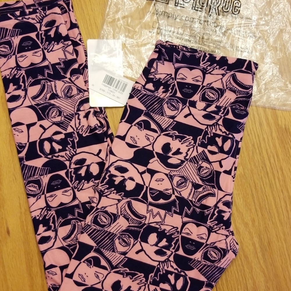 Lularoe Disney Leggings  One Size (6 - 12)
